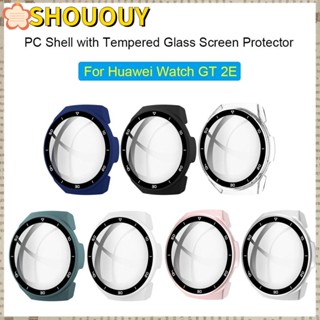 Shououy กรอบกระจกนิรภัย กันรอยหน้าจอ PC หลากสี สําหรับ Huawei Watch GT 2E