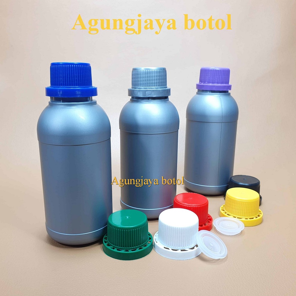 M 250 Ml Silver Dof Hdpe Bottle / ขวด Hdpe / ขวดปุ๋ย / ขวดปุ๋ยเปล่า / ขวด 250 Ml