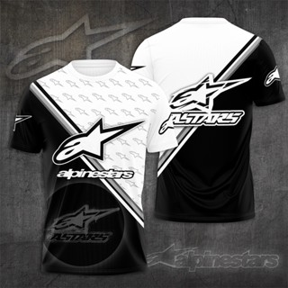 เสื้อยืดแขนสั้น พิมพ์ลาย Alpinestars Astars Motogp แฟชั่นฤดูร้อน สําหรับผู้ชาย และผู้หญิง 2023