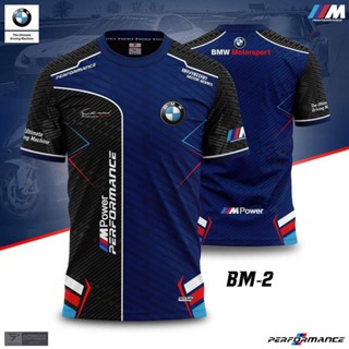 เสื้อยืดแขนสั้นลําลอง พิมพ์ลาย BMW Motorsport โอเวอร์ไซซ์ โอเวอร์ไซซ์ แฟชั่นฤดูร้อน สําหรับผู้ชาย และผู้หญิง ไซซ์ 6XL