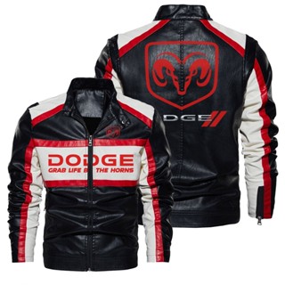 DODGE LOGO jacket windproof leather jacket RAM Challenger racing long-sleeved thin rainproof jacket