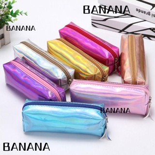 Banana1 กล่องดินสอเลเซอร์ PVC กันน้ํา แบบพกพา 6 สี 2 ชิ้น