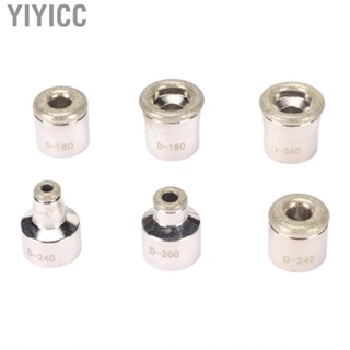 Yiyicc 6pcs Microdermabrasion Replacement Head Universal Metal Dermabrasion