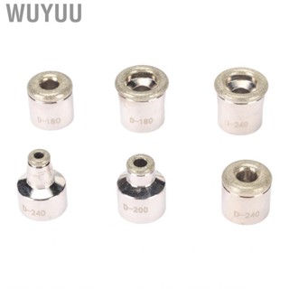 Wuyuu 6pcs Microdermabrasion Replacement Head Universal Metal Dermabrasion