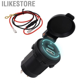 Ilikestore USB  Short Circuit Protection DC12V To 24V Car Socket for ATV