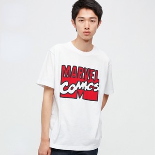 เสื้อยืดแขนสั้น พิมพ์ลาย Disney Marvel สําหรับผู้ชาย และผู้หญิง 459327