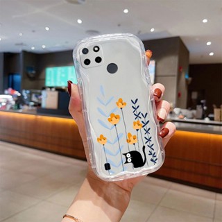 🔥🔥🔥 เคส REALME C21Y C25Y เคสโทรศัพท์มือถือแบบนิ่ม ใส กันกระแทก กันรอยกล้อง แฟชั่น สําหรับ