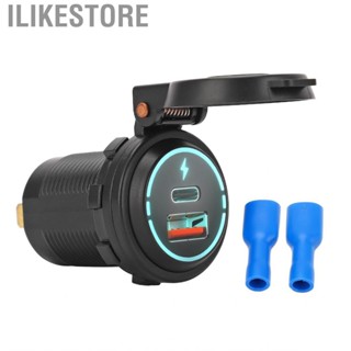 Ilikestore USB  Socket Port DC12V To 24V Reverse Connection Protection Intelligent Identification for UTV