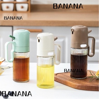 Banana1 เครื่องพ่นสเปรย์น้ํามันมะกอก ขวดแก้ว 250 มล. ไม่หยด สีเขียว สําหรับทําบาร์บีคิว