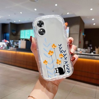 🔥🔥🔥 เคส oppo A17 A17K 4G เคสโทรศัพท์มือ แบบนิ่ม ใส กันกระแทก กันรอยกล้อง แฟชั่น สําหรับ