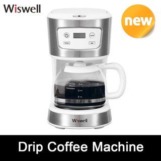 Wiswell WC1082W Drip Coffee Machine Maker Home Cafe White color