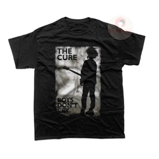 เสื้อยืด พิมพ์ลายกราฟฟิควงดนตรี The Cure Unisex - Boys Dont Cry Album Tee - Music Band สําหรับผู้ชาย และผู้หญิง