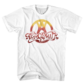 Aerosmith เสื้อยืด ลายโลโก้พระอาทิตย์ขึ้น วงร็อค คอนเสิร์ต ทัวร์เมอร์ช สไตล์วินเทจ สําหรับผู้ใหญ่