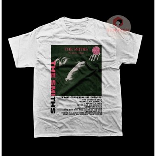 เสื้อยืด พิมพ์ลายกราฟิก The Smiths The Queen Is Dead Album Tee สําหรับผู้ชาย และผู้หญิง