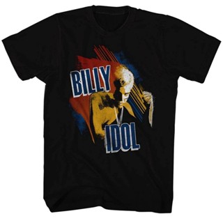 เสื้อยืด ลาย Billy Idol สีดํา สําหรับผู้ใหญ่