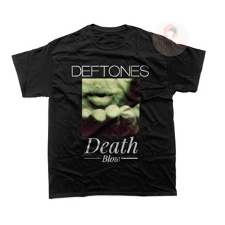 เสื้อยืด พิมพ์ลายกราฟฟิควงร็อค Deftones Death Blow Song Tee สําหรับผู้ชาย และผู้หญิง