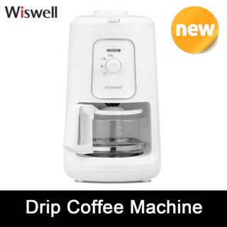 Wiswell WC4061W Drip Coffee Machine Maker Home Cafe White color