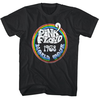 เสื้อยืด ลาย PINK FLOYD Rainbow World Tour 1968 สําหรับผู้ใหญ่