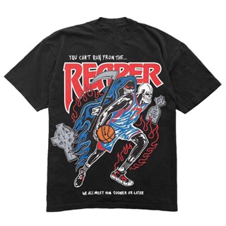 เสื้อยืด พิมพ์ลาย Warren Lotas The Reaper We all Findเขาเร็วขึ้น หรือหลัง | เสื้อเชิ้ต ลาย NBA Kevin Durant New york - UNISEX