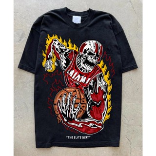 เสื้อยืด พิมพ์ลาย Warren Lotas The elite heat | Nba miami เสื้อบาสเก็ตบอล สไตล์วินเทจ - UNISEX