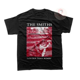 เสื้อยืด พิมพ์ลายกราฟฟิค The Smiths Than Bombs Album Tee สําหรับผู้ชาย และผู้หญิง