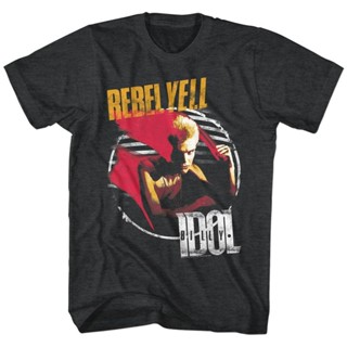 เสื้อยืด พิมพ์ลาย Billy Idol Rebel Yell Heather สําหรับผู้ใหญ่