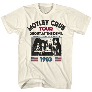 เสื้อยืด ลาย Motley Crue SATD83 สําหรับผู้ใหญ่