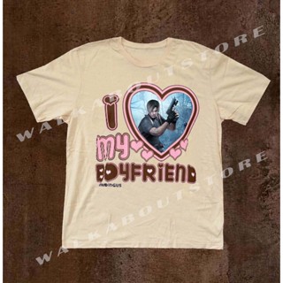 เสื้อยืด พิมพ์ลาย I Love Boyfriends Leon ปรับแต่งได้