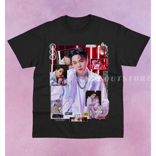 เสื้อยืด ลาย Suga Min yoongi kpop สไตล์วินเทจ