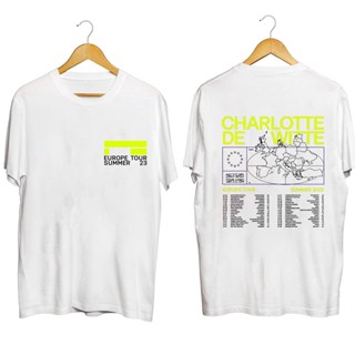 Charlotte de Witte Europe Tour 2023 เสื้อเชิ้ต Charlotte de Witte Fan Shirt Charlotte de Witte 2023 แฟชั่นฤดูร้อน