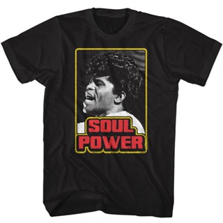 เสื้อยืด พิมพ์ลาย James Brown Soul Power สําหรับผู้ชาย