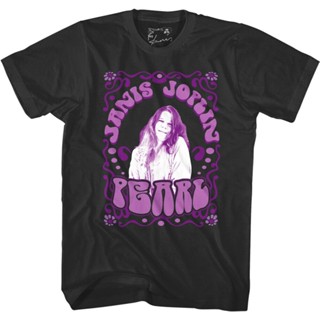 เสื้อยืด JANIS JOPLIN ประดับมุก สําหรับผู้ชาย