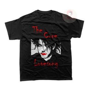 เสื้อยืด พิมพ์ลายวงร็อควงดนตรี The Cure Unisex