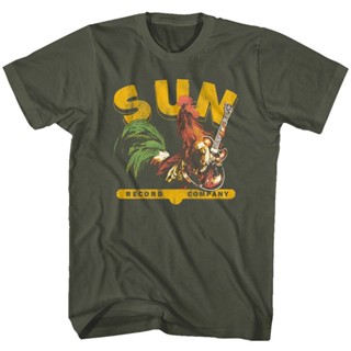 เสื้อยืด พิมพ์ลาย Sun Records Funky Rooster สําหรับผู้ชาย