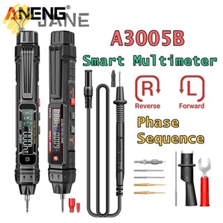 Jane ปากกามัลติมิเตอร์อัจฉริยะ RMS ANENG A3005A/B AC/DC สําหรับทดสอบไฟฟ้า ใช้ในบ้าน