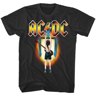 เสื้อยืด พิมพ์ลายกราฟฟิควงร็อค ACDC Flick of the Switch สําหรับผู้ชาย