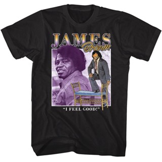 เสื้อยืด พิมพ์ลาย James Brown I Feel Good สําหรับผู้ชาย