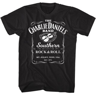 เสื้อยืด พิมพ์ลาย Charlie Daniels Band Sour Mash Whiskey สําหรับผู้ชาย