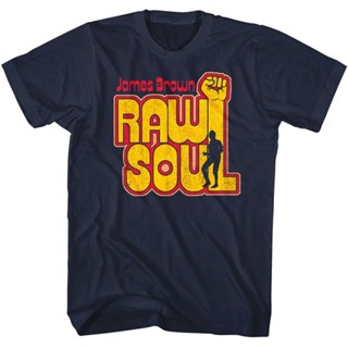 เสื้อยืด พิมพ์ลาย James Brown Raw Soul สําหรับผู้ชาย