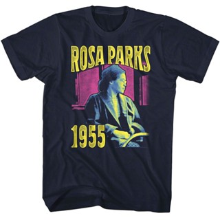 เสื้อยืด พิมพ์ลาย Rosa Parks Neon Bus Seat สําหรับผู้ชาย