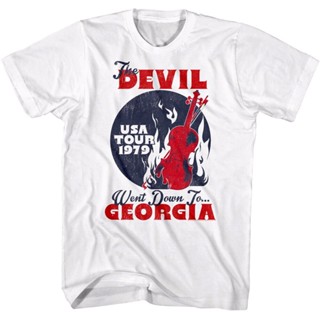 เสื้อยืด พิมพ์ลาย Charlie Daniels Band Devil Went Down to Georgia USA Tour สําหรับผู้ชาย