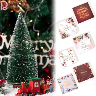 Lakamier โปสการ์ดอวยพร ลาย Merry Christmas ขนาด 8*8 ซม. 30 ชิ้น