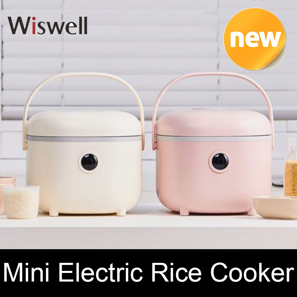 Wiswell DRC-24 Electric Mini Rice Cooker Cube For 4 People Safe Packing