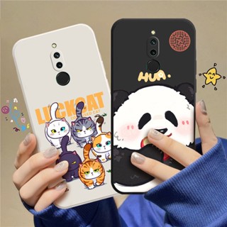 เคสโทรศัพท์มือถือ TPU แบบนิ่ม ลายการ์ตูนแมว สําหรับ Redmi 8 C_A8