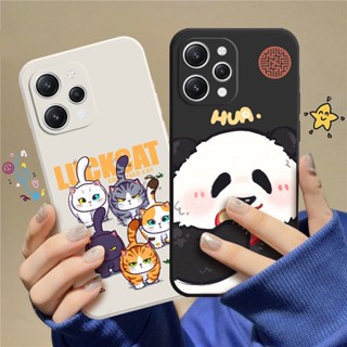 เคสโทรศัพท์มือถือ TPU แบบนิ่ม ลายการ์ตูนแมว สําหรับ Redmi 12 C_A8