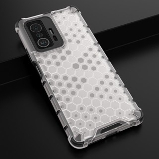 เคสกันกระแทก Xiaomi Mi 11T Pro / Mi11T Armor Case Hybrid Hard PC Soft TPU ฝาหลังโปร่งใส