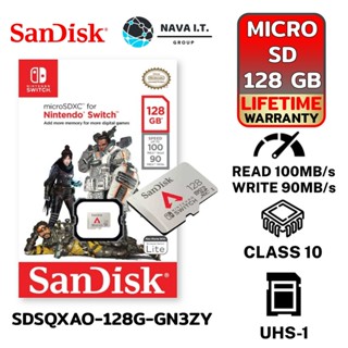 COINSคืน15%⚡FB9JMZV6⚡ SANDISK MICRO SDSQXAO 128GB NINTENDO AND EA APEX LEGENDS CLASS 10 (SDSQXAO-128G-GN3ZY) LIFETIME...