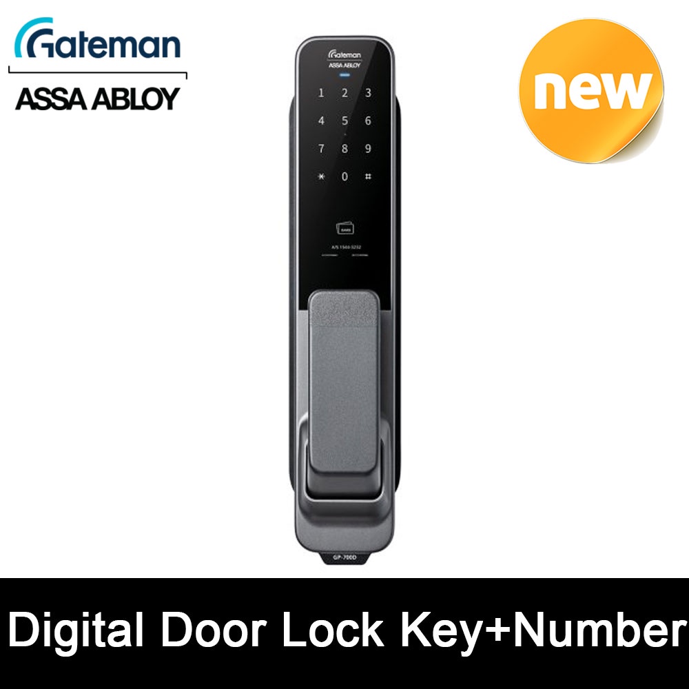 Gateman ASSA ABLOY Gp700d Digital Door Lock Card Key Number Touchpad