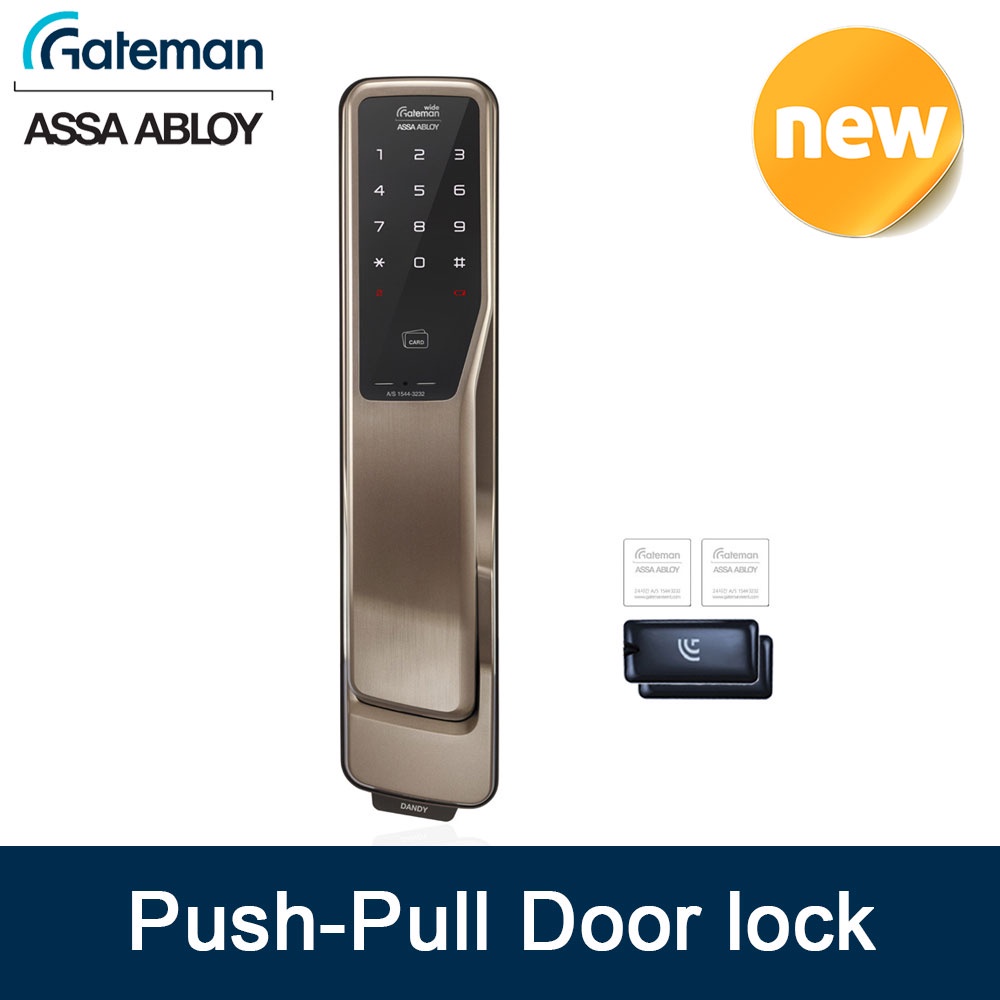 Gateman DANDY Digital Door Lock Smart Pull from Outside Key Pad Password Kore
