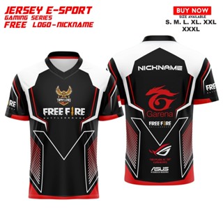 เสื้อยืด ลาย Free Fire Cyber Ii Gaming Esport สําหรับผู้ใหญ่ และเด็ก 2023